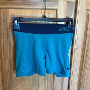 Turquoise Nike Pros